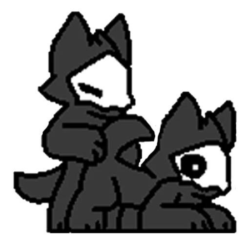 🖤 Стикер «Changed and Puro» для Telegram