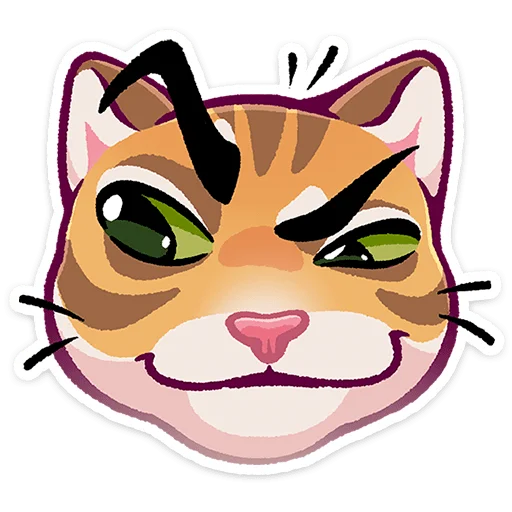 🐱 Стикер «Рыжий» для Telegram