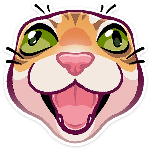 🐱 Стикер «Рыжий» для Telegram