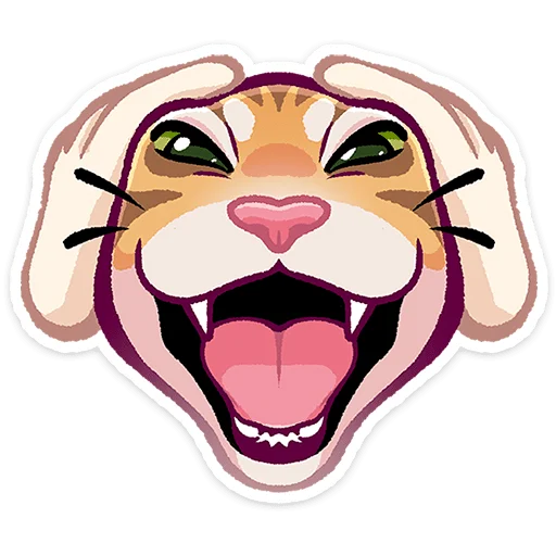 🐱 Стикер «Рыжий» для Telegram