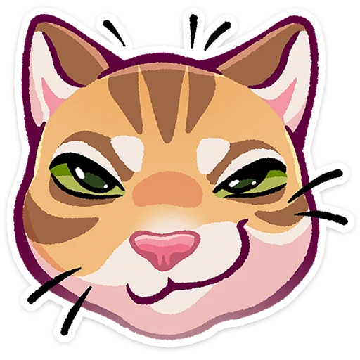 🐱 Стикер «Рыжий» для Telegram
