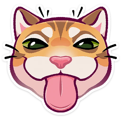 🐱 Стикер «Рыжий» для Telegram