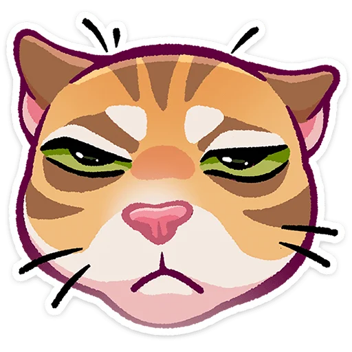 🐱 Стикер «Рыжий» для Telegram