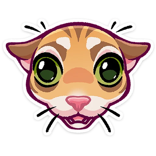 🐱 Стикер «Рыжий» для Telegram