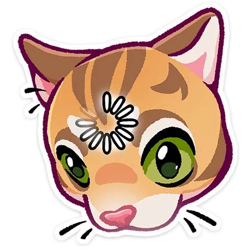 🐱 Стикер «Рыжий» для Telegram