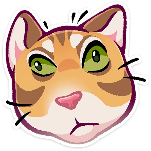 🐱 Стикер «Рыжий» для Telegram