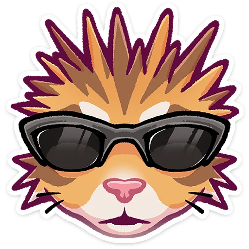 🐱 Стикер «Рыжий» для Telegram