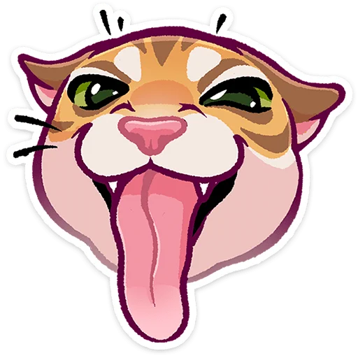 🐱 Стикер «Рыжий» для Telegram