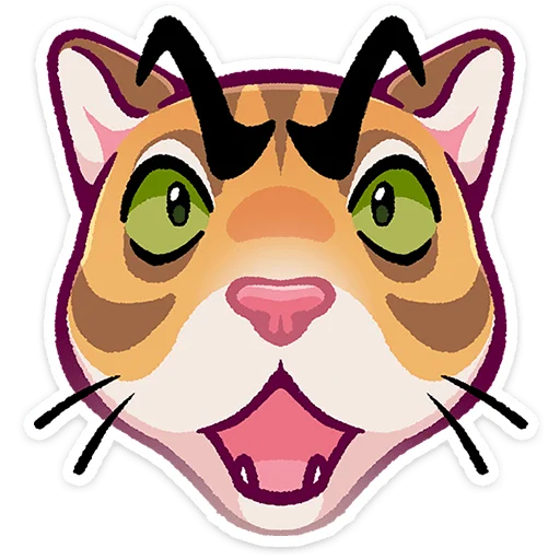 🐱 Стикер «Рыжий» для Telegram