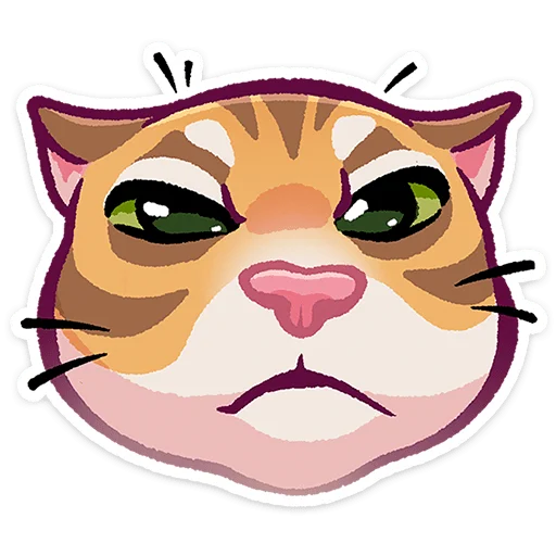 🐱 Стикер «Рыжий» для Telegram