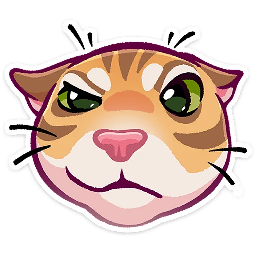 🐱 Стикер «Рыжий» для Telegram