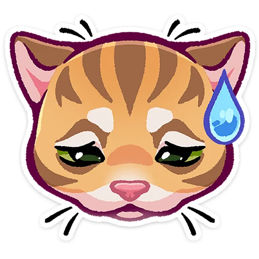 🐱 Стикер «Рыжий» для Telegram