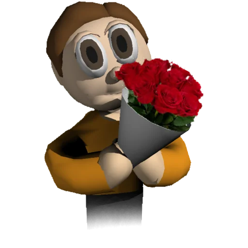 🌹 Стикер «charlie and greenly 3D» для Telegram