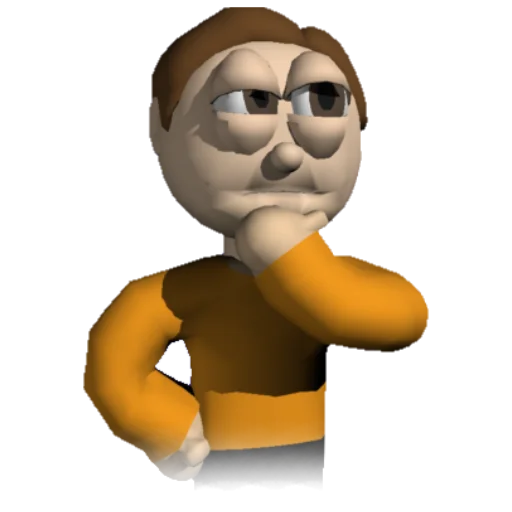 🤔 Стикер «charlie and greenly 3D» для Telegram