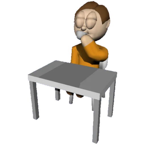 ☕️ Стикер «charlie and greenly 3D» для Telegram
