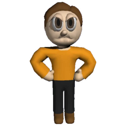 😠 Стикер «charlie and greenly 3D» для Telegram