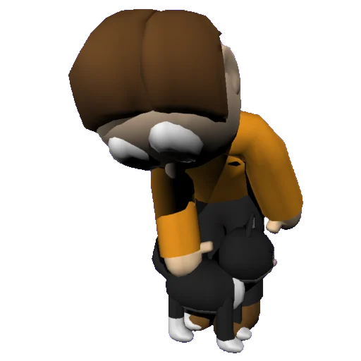 🐈‍⬛ Стикер «charlie and greenly 3D» для Telegram