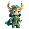 💚 Эмодзи «Charm #cute #girl» для Telegram