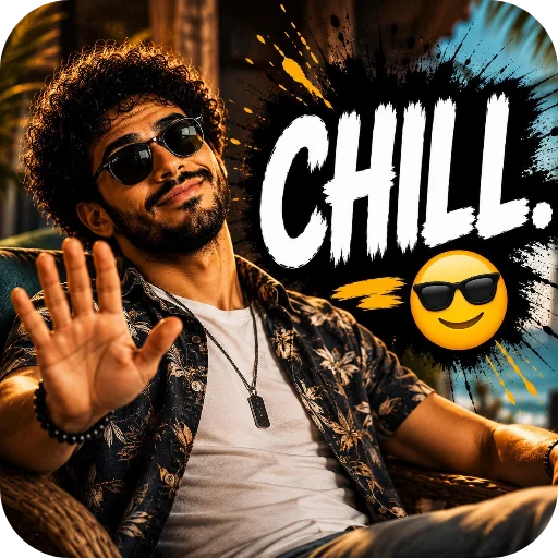 😎 Стикер «Chatting Hub» для Telegram