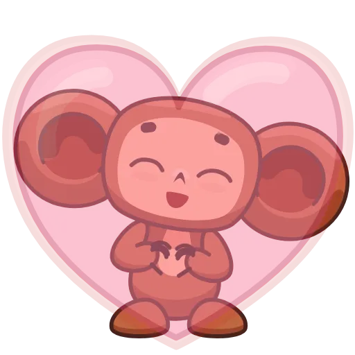 😘 Эмодзи «Чебурашка» для Telegram