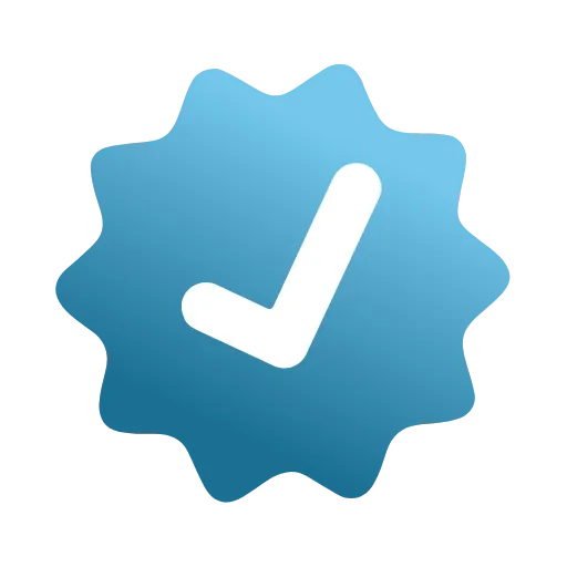 ✅ Эмодзи «редизайн галочки телеграма» для Telegram