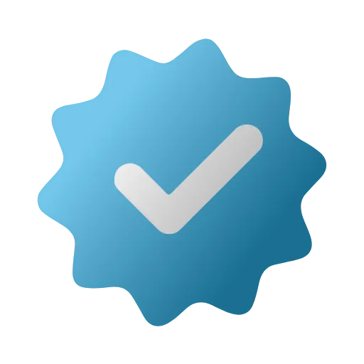 ✅ Эмодзи «редизайн галочки телеграма» для Telegram