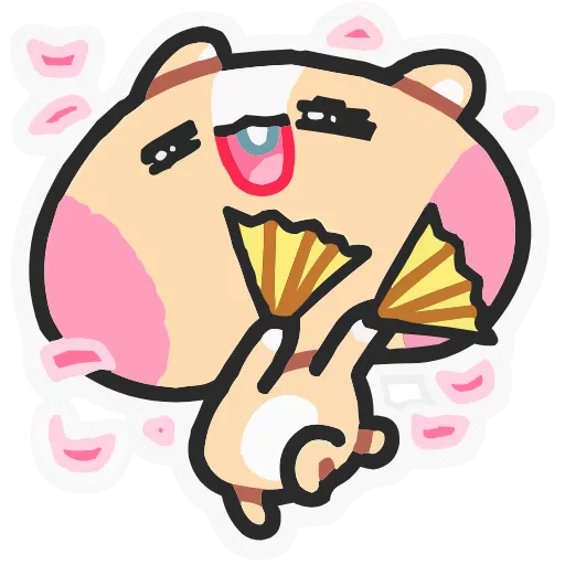 🪭 Эмодзи «Набор эмоджи с хомячком Хомячи из ВК в качестве» для Telegram
