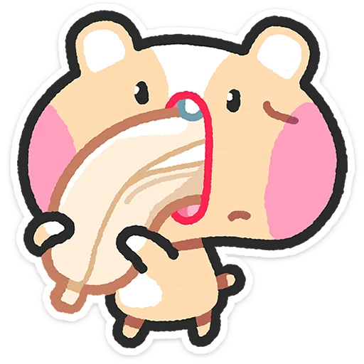 🐹 Стикер «Хомячи» для Telegram