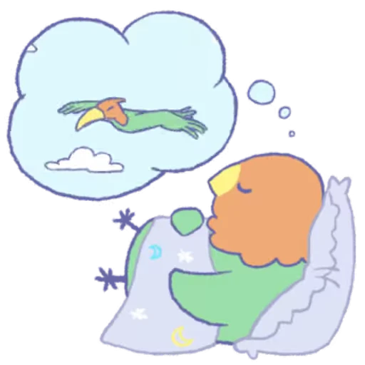 💤 Стикер «Cheerful Choco» для Telegram