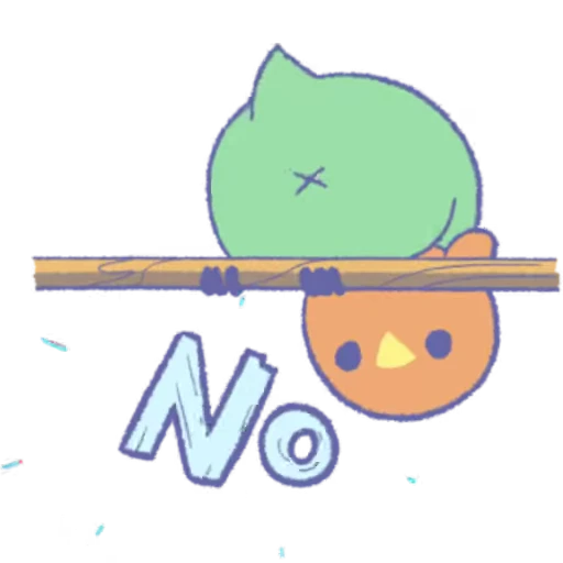 👎 Стикер «Cheerful Choco» для Telegram