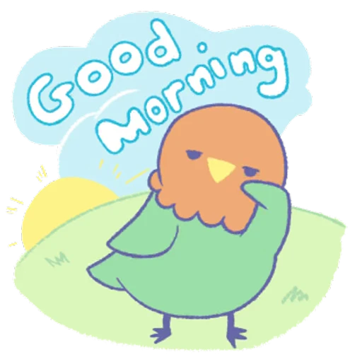 🌅 Стикер «Cheerful Choco» для Telegram