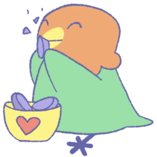 😋 Стикер «Cheerful Choco» для Telegram