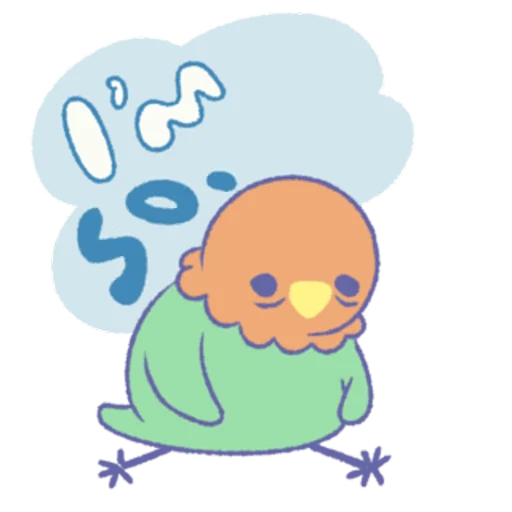 😞 Стикер «Cheerful Choco» для Telegram