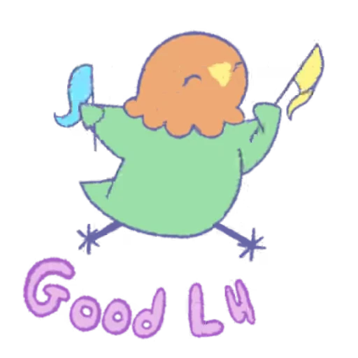 👍 Стикер «Cheerful Choco» для Telegram