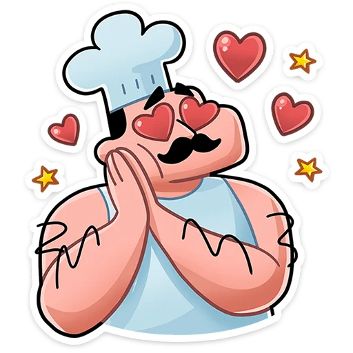 😍 Стикер «Шеф» для Telegram