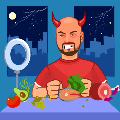 😈 Стикер «CHEF VIBE» для Telegram