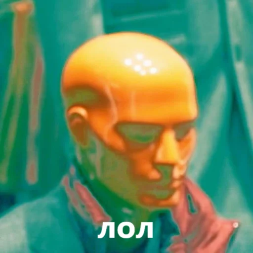 🤡 Стикер «лысый из пластика» для Telegram