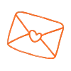 💌 Эмодзи «Оранжевые иконки для оформления постов и буквы» для Telegram