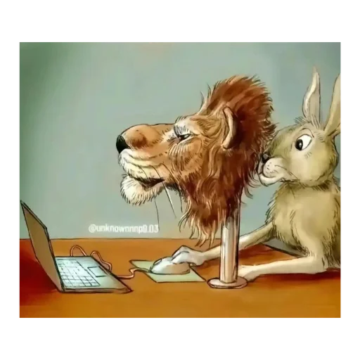 🦁 Стикер «актуалочка» для Telegram