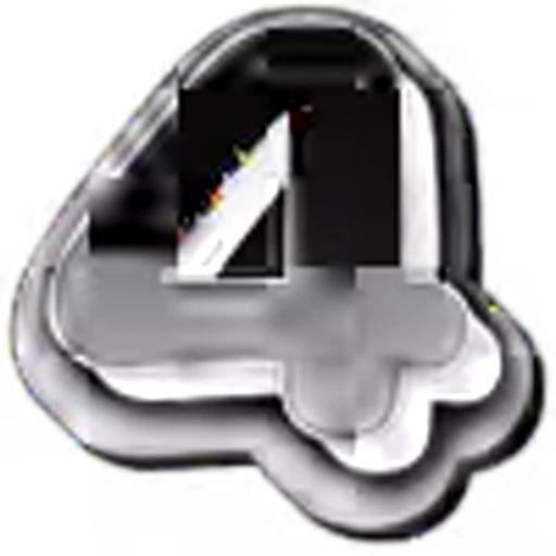 ⚫️ Эмодзи «Анимированные серебряные буквы и иконки» для Telegram