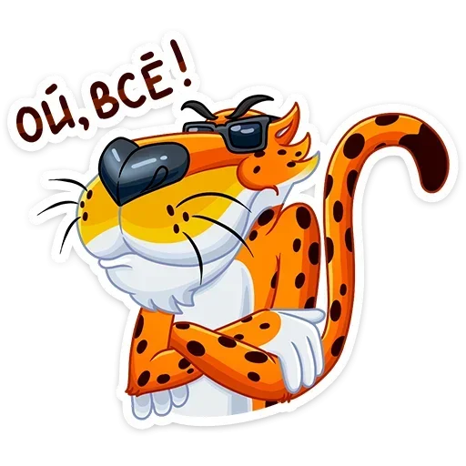 🤦‍♀️ Стикер «Chester Cheetah» для Telegram
