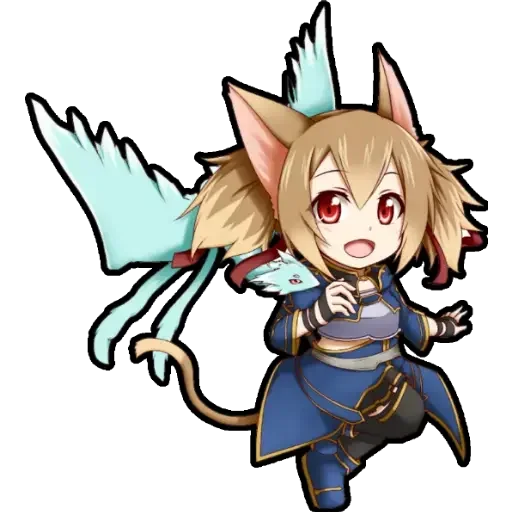😍 Стикер «chibi anime character» для Telegram