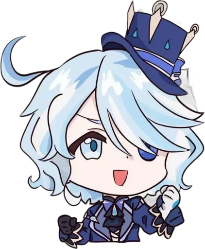 Стикерпак Chibi Furina для Telegram — скачать
