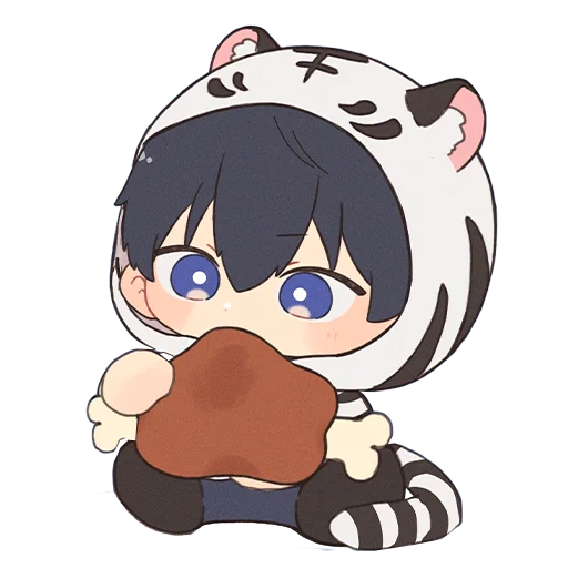 🍖 Стикер «[Chibi] Blue Lock» для Telegram