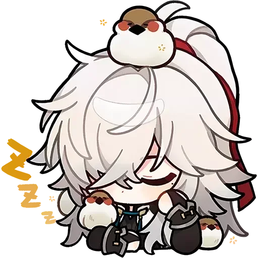 😴 Стикер «Chibies2» для Telegram