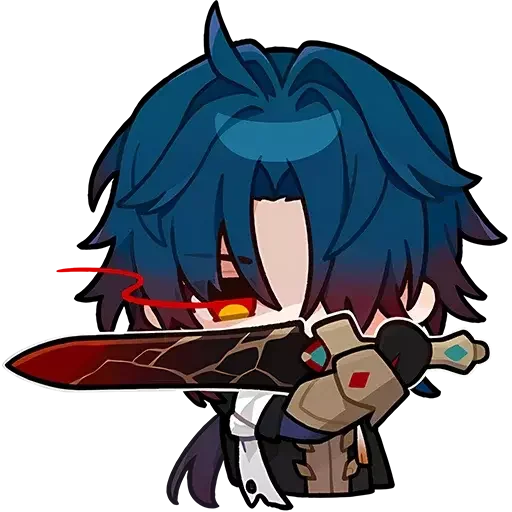 🗡️ Стикер «Chibies2» для Telegram