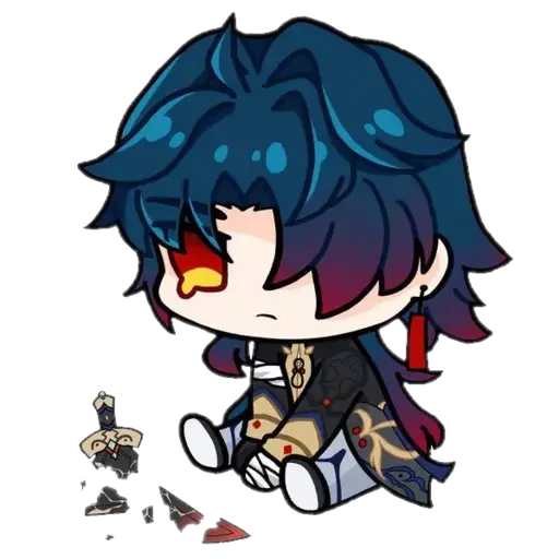 🙁 Стикер «Chibi - Honkai Star Rail» для Telegram