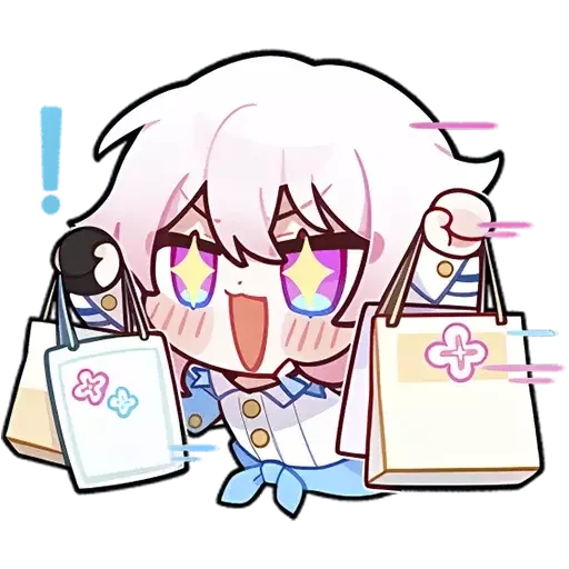 💴 Стикер «Chibi - Honkai Star Rail» для Telegram