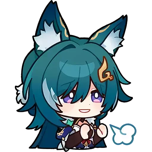 😀 Стикер «Chibi - Honkai Star Rail» для Telegram
