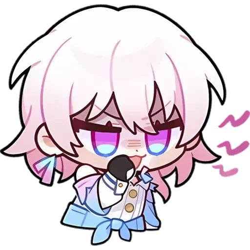 🤫 Стикер «Chibi - Honkai Star Rail» для Telegram